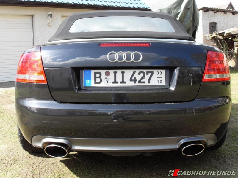 1.8 t mit RS4 Endrohren und S4 Diffusor